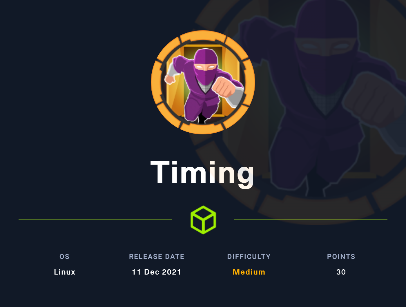 Hack The Box - Timing Walkthrough